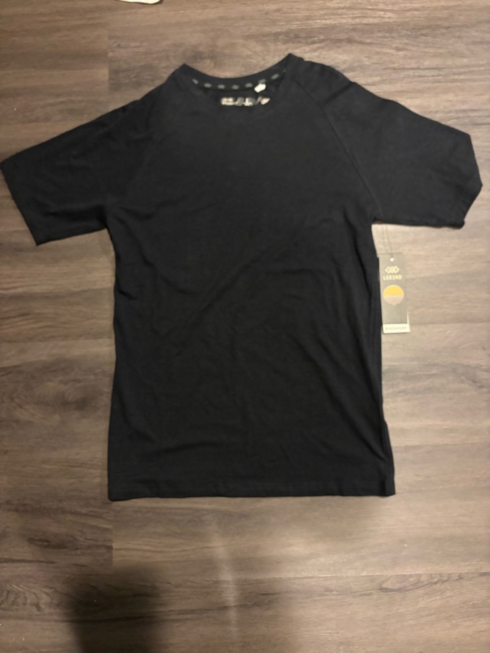 Discovery Black Short Sleeve Crew Neck Tee